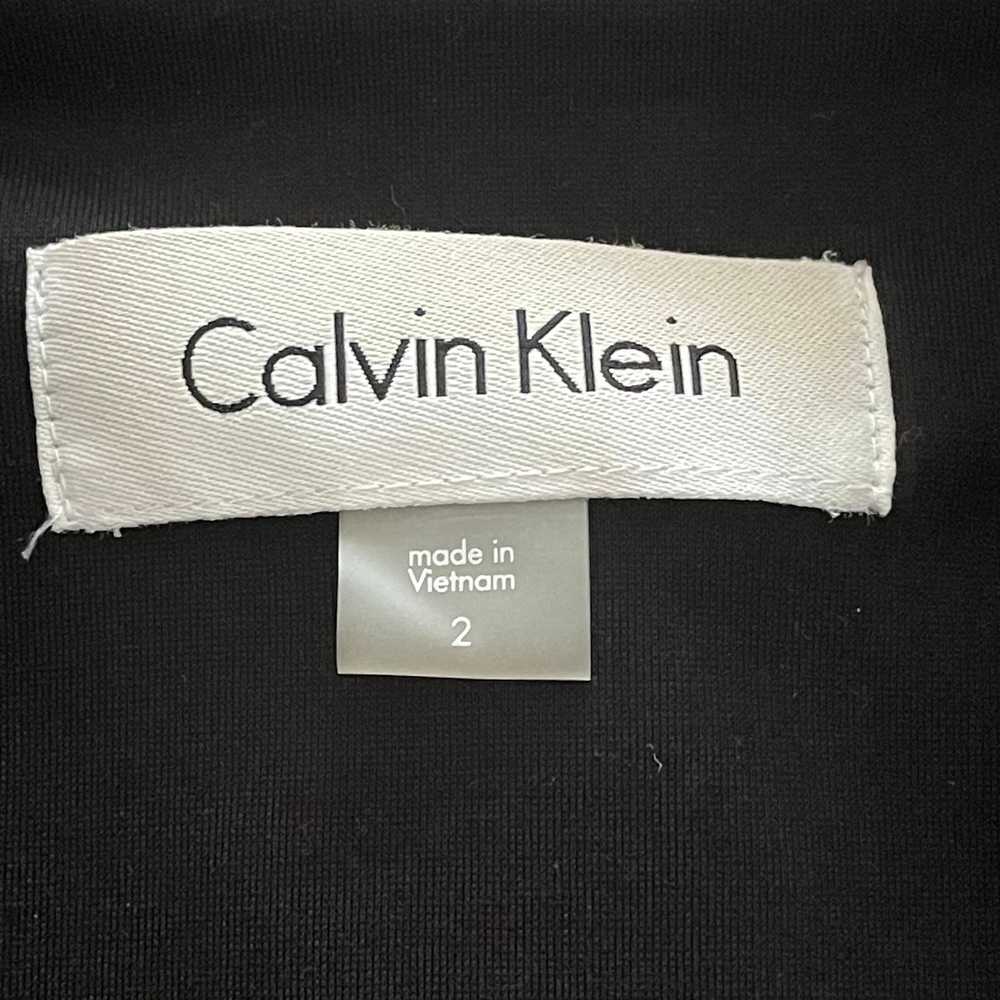 Calvin Klein Women's Sport Jacket Black Sz 2 - image 3