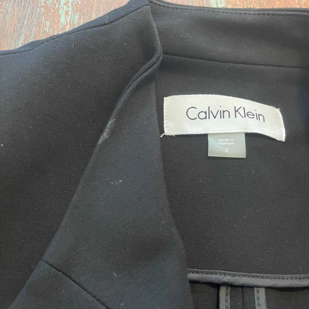 Calvin Klein Women's Sport Jacket Black Sz 2 - image 9