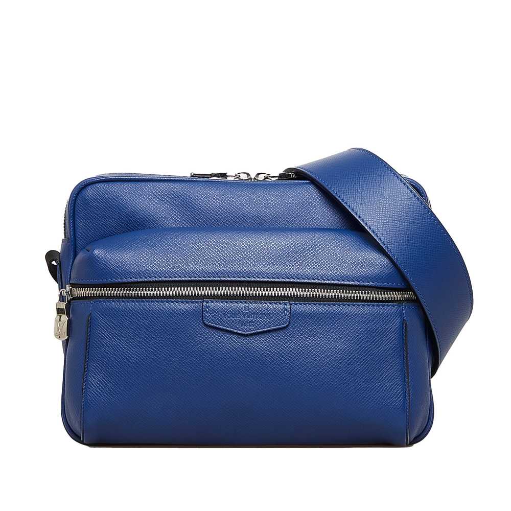 Blue Louis Vuitton Taiga Outdoor Messenger PM Cro… - image 1