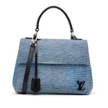 Blue Louis Vuitton Epi Denim Cluny BB Satchel - image 1