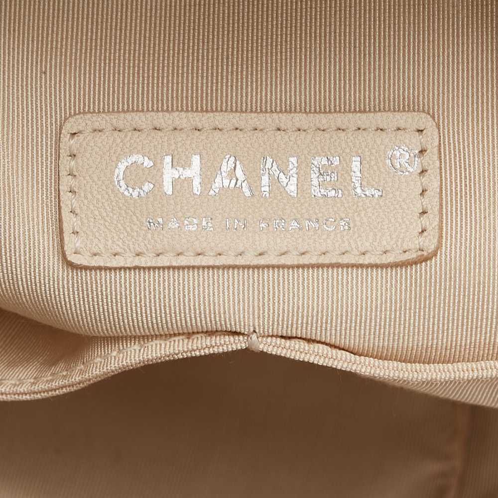 Red Chanel Halfmoon Striped Canvas Bag - image 6