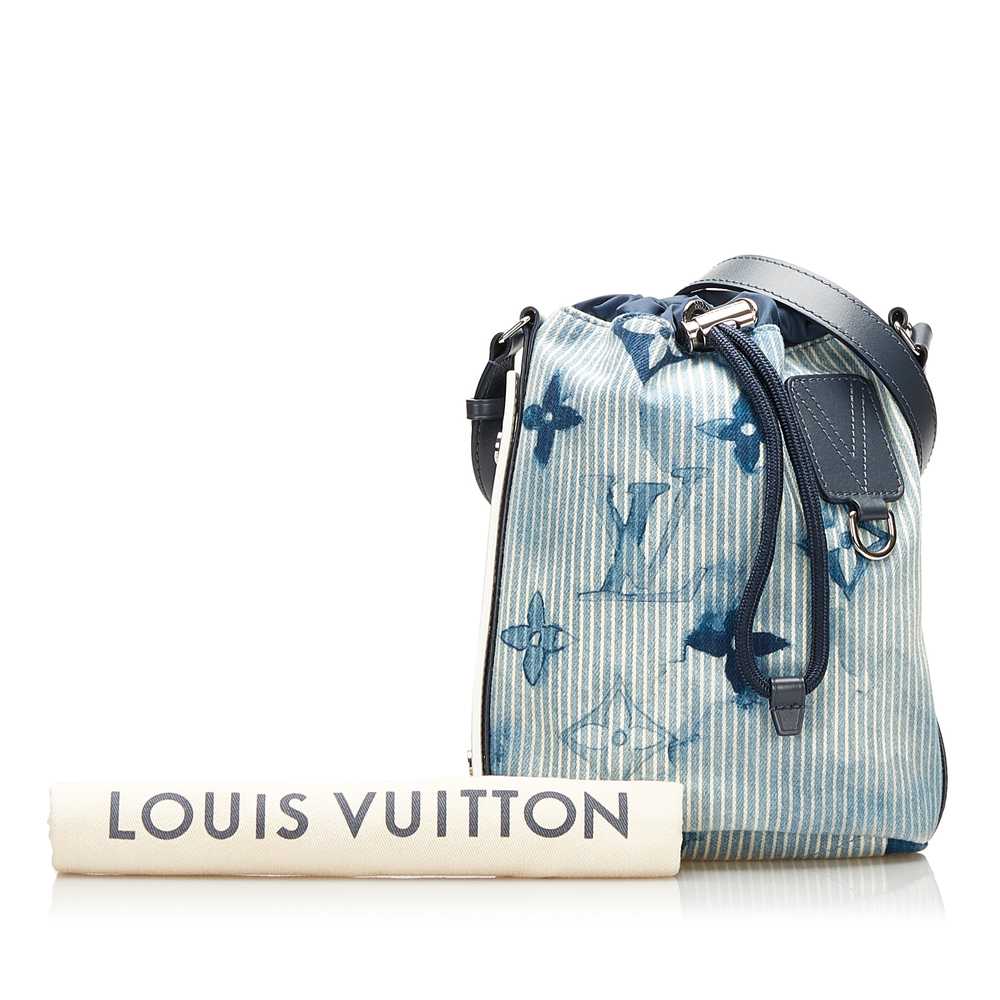Blue Louis Vuitton Monogram Watercolor Sac Marin … - image 11