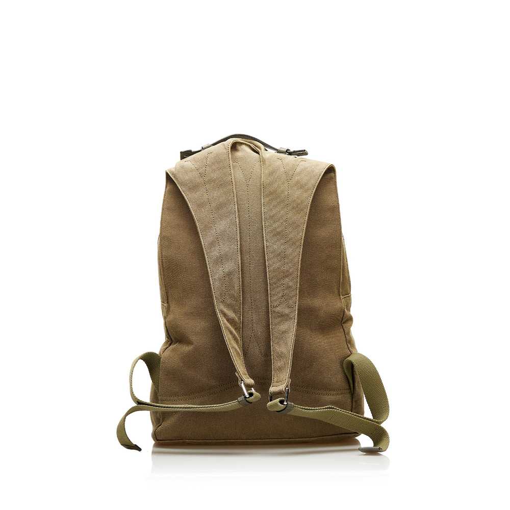 Green Valentino VLTN Canvas Backpack - image 3