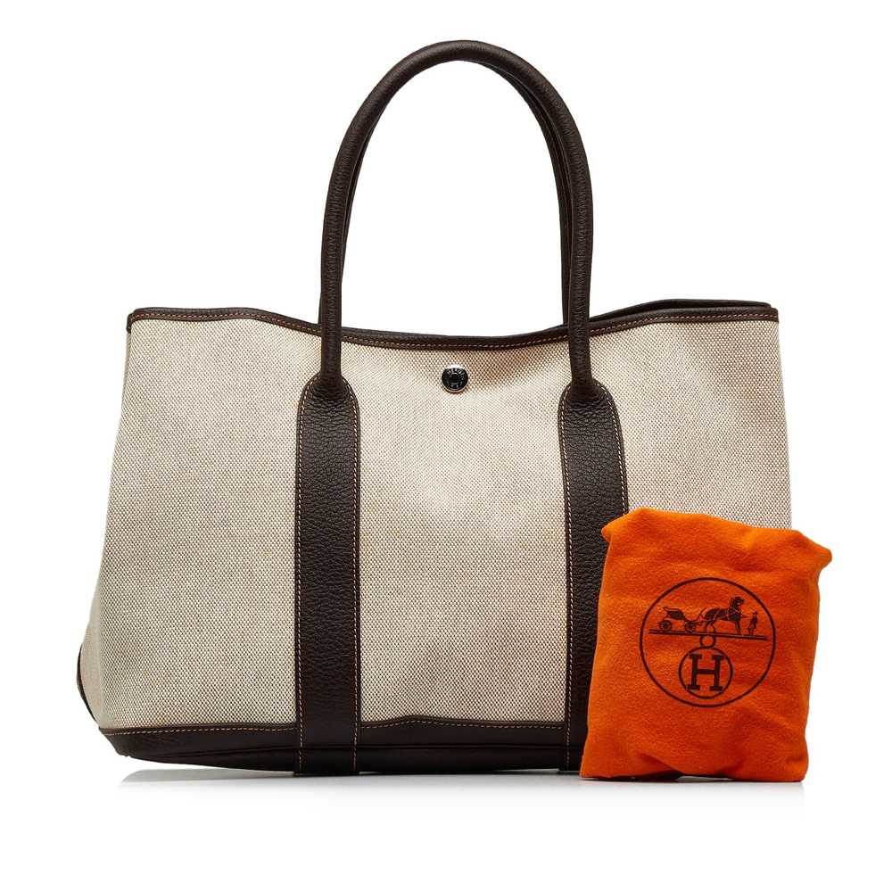 Brown Hermes Garden Party PM Tote Bag - image 10
