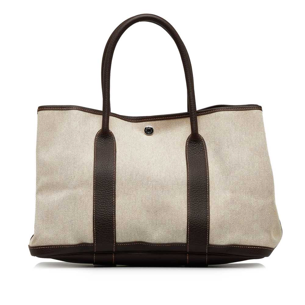 Brown Hermes Garden Party PM Tote Bag - image 3