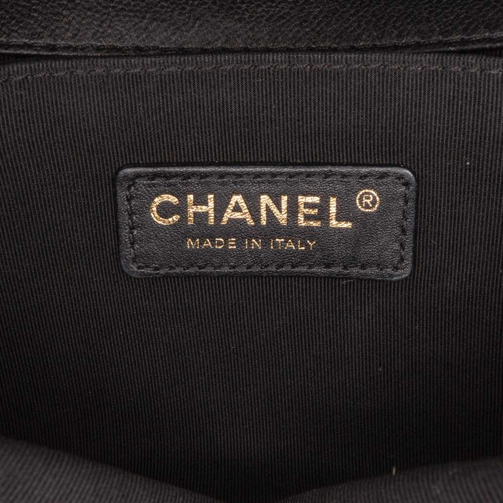 White Chanel Crest-Embellished Medium Boy Bag - image 7