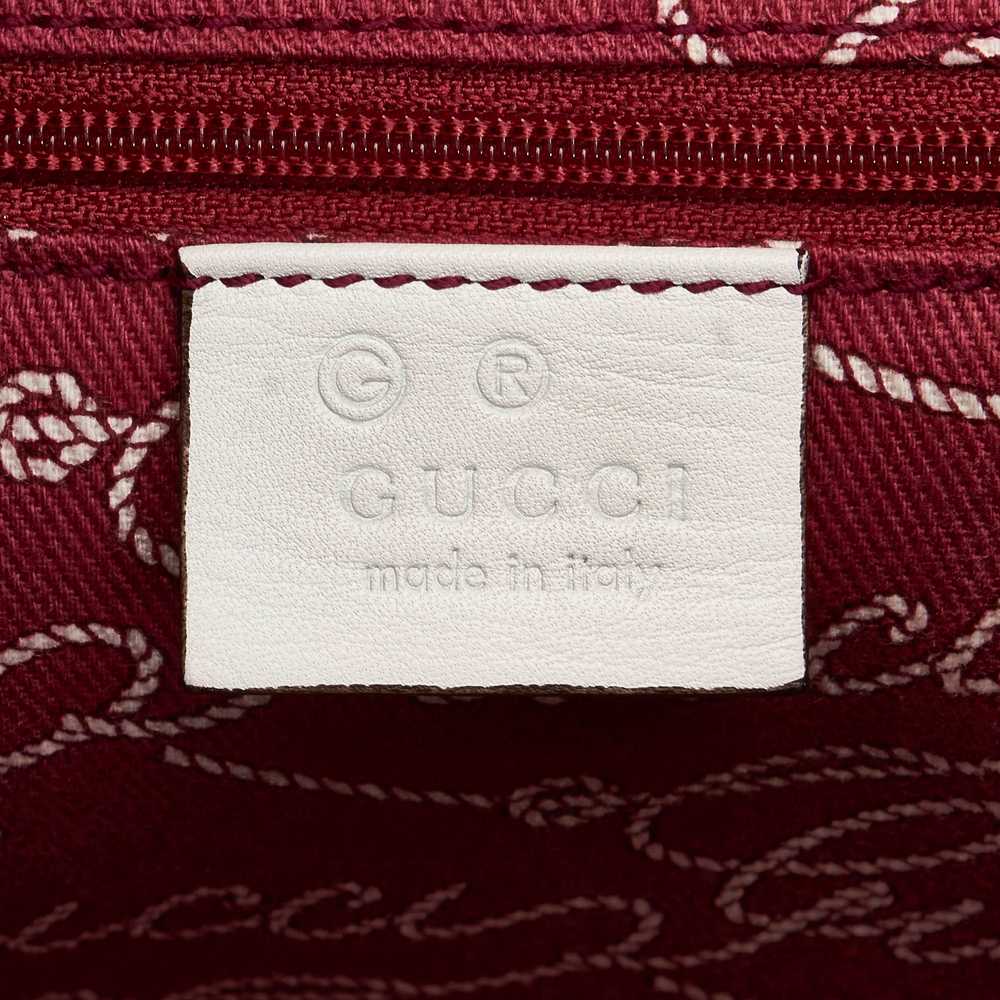 Pink Gucci Web Canvas Tote Bag - image 6