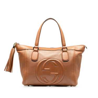 Brown Gucci Small Soho Working Satchel - image 1