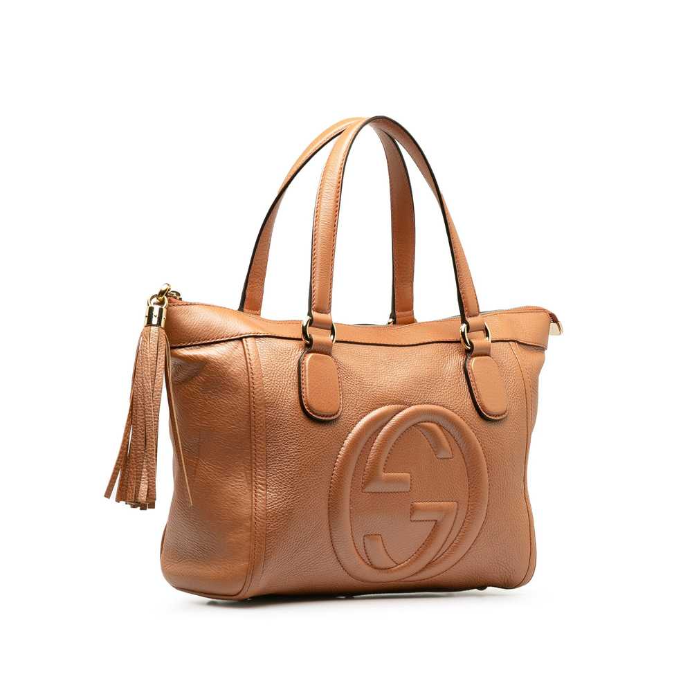 Brown Gucci Small Soho Working Satchel - image 2