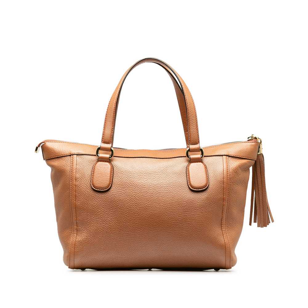 Brown Gucci Small Soho Working Satchel - image 3