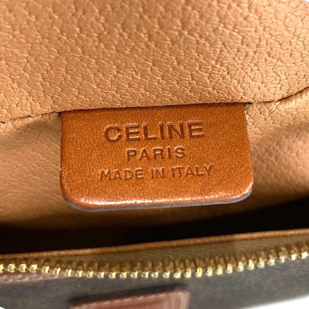 Brown Celine Macadam Vanity Bag - image 6