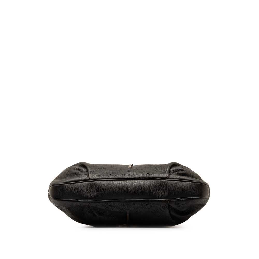 Black Louis Vuitton Monogram Mahina Selene PM Sat… - image 4