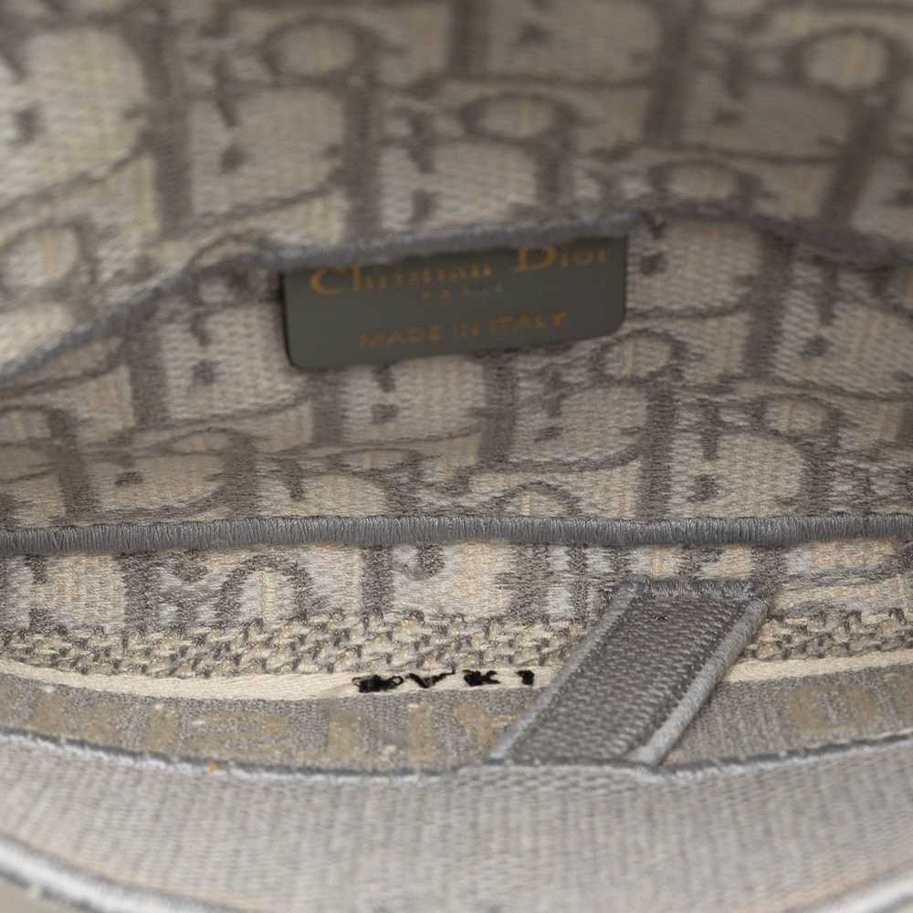 Gray Dior Oblique Saddle Slim Belt Pouch - image 5