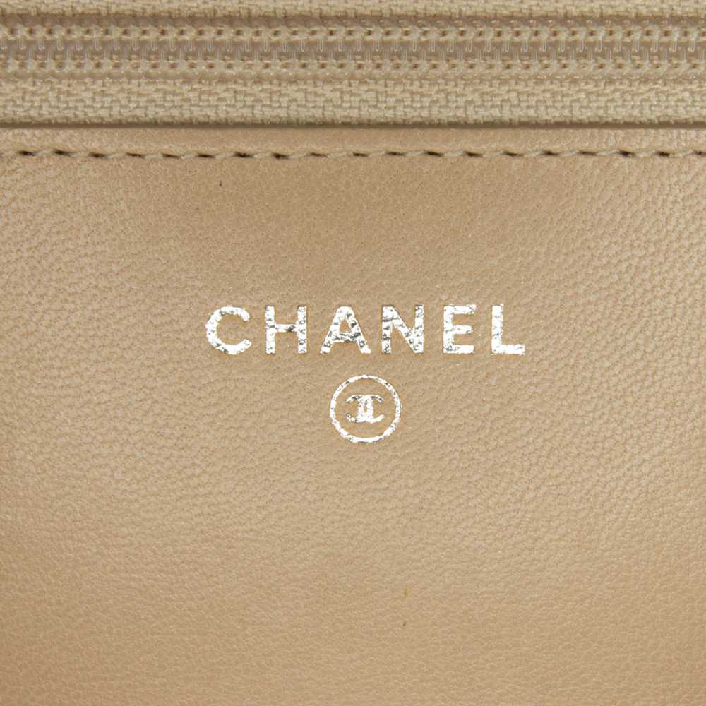 Tan Chanel CC Classic Lambskin Wallet On Chain Cr… - image 7