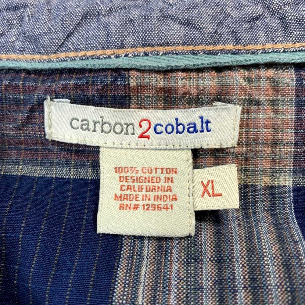 Carbon CARBON 2 COBALT Shirt Mens XL Button Up Pl… - image 3