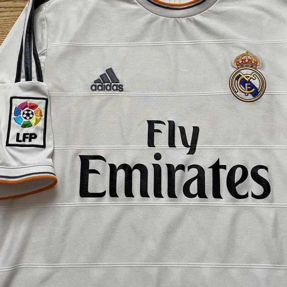 Adidas Real Madrid Bale 2013 14 home La Liga jers… - image 8