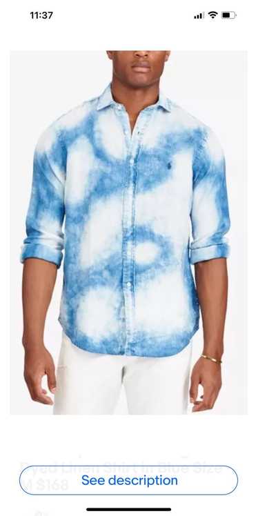 Polo Ralph Lauren Indigo-Dyed Linen Shirt