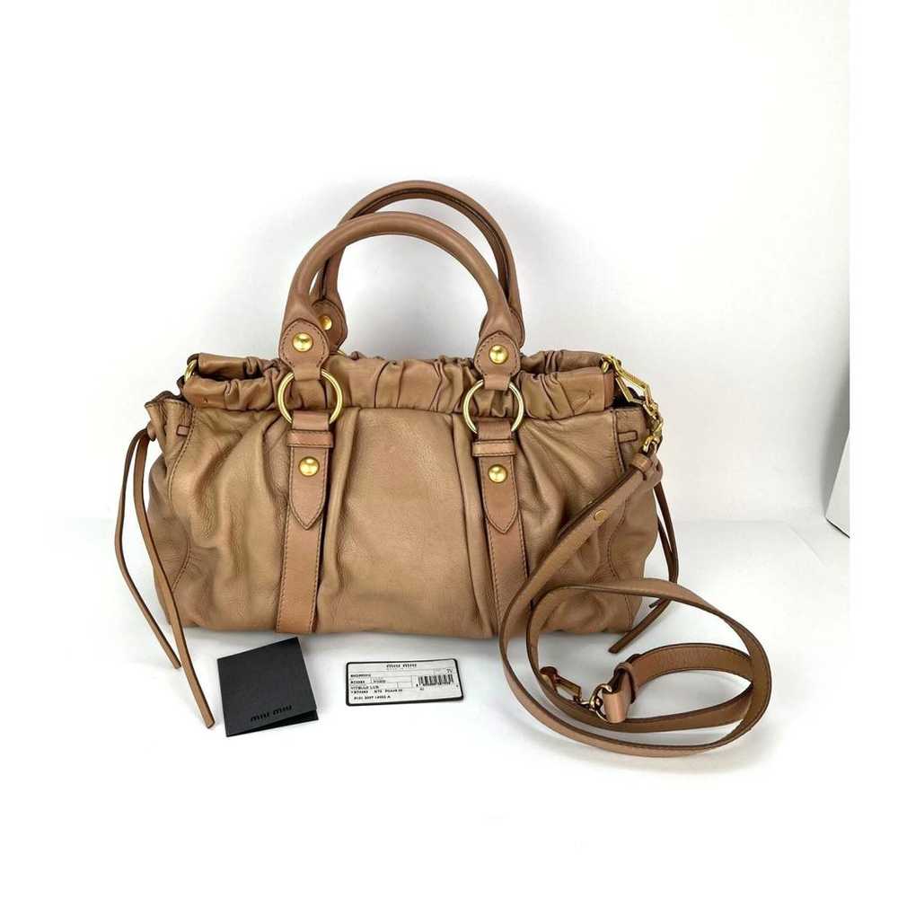 Miu Miu Vitello leather handbag - image 2