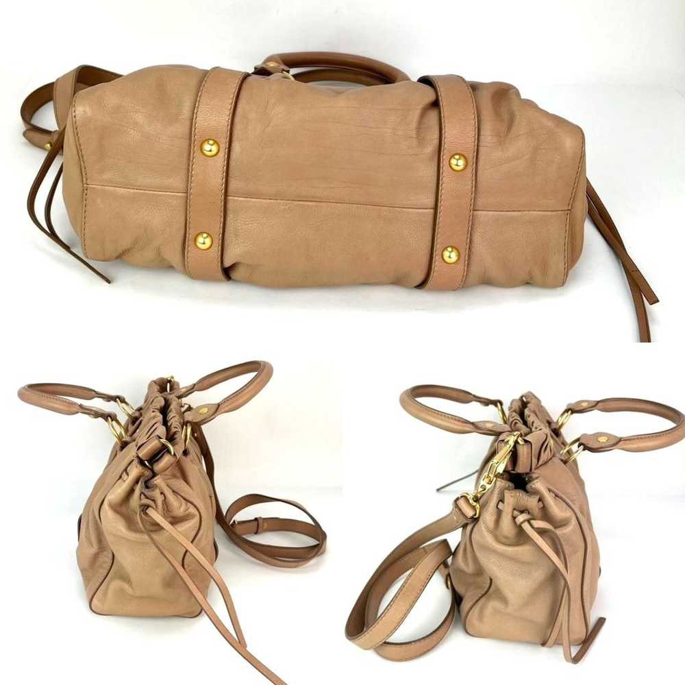 Miu Miu Vitello leather handbag - image 5