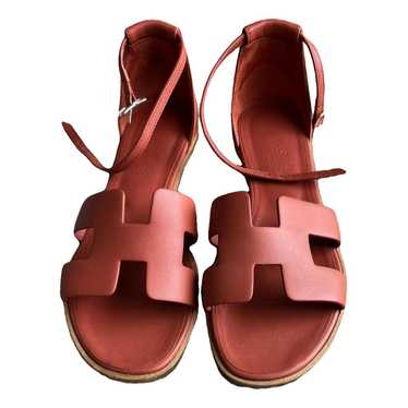 Hermès Santorini leather sandal - image 1