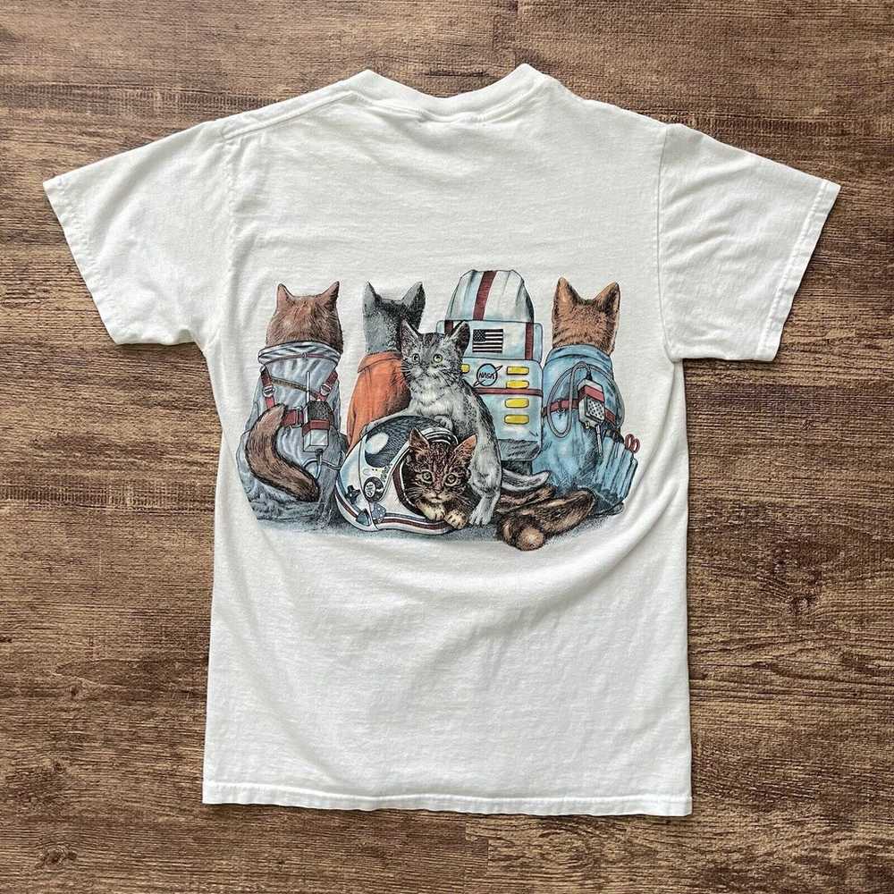 Vintage Kennedy Space Center T Shirt Size S Cat A… - image 3
