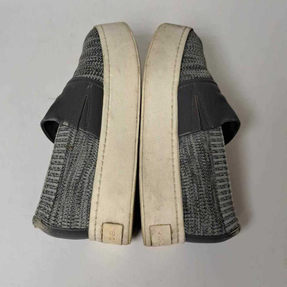 Vince Womens Ward Sneakers 6.5M Gray Platform Kni… - image 11