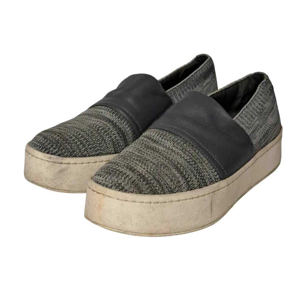 Vince Womens Ward Sneakers 6.5M Gray Platform Kni… - image 2