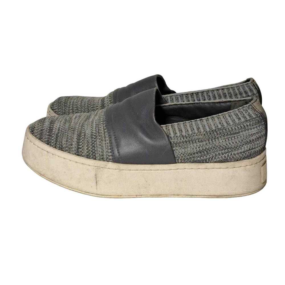 Vince Womens Ward Sneakers 6.5M Gray Platform Kni… - image 4