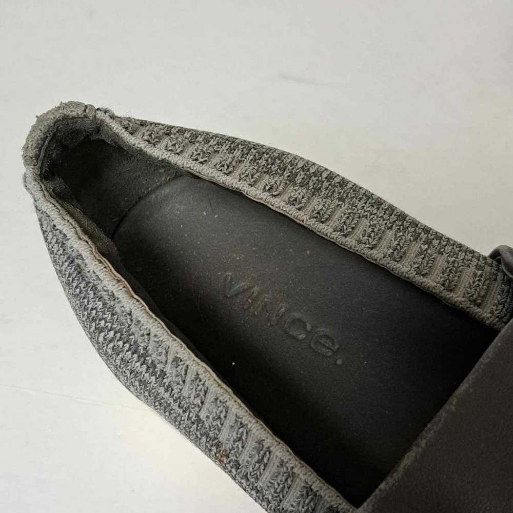 Vince Womens Ward Sneakers 6.5M Gray Platform Kni… - image 7