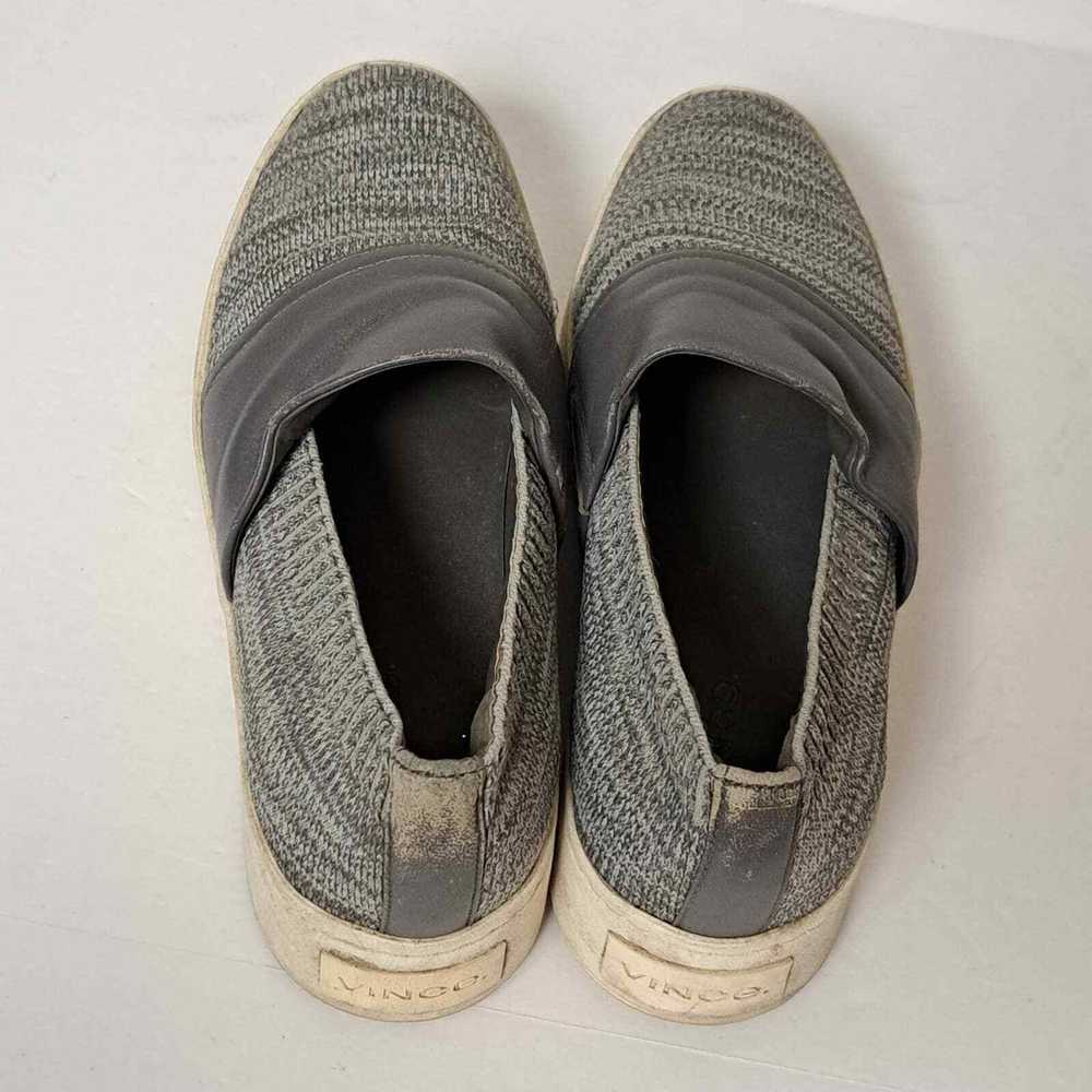 Vince Womens Ward Sneakers 6.5M Gray Platform Kni… - image 8