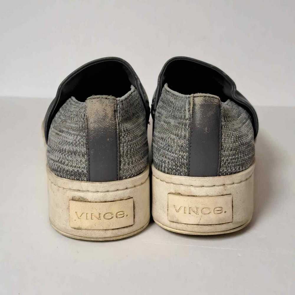 Vince Womens Ward Sneakers 6.5M Gray Platform Kni… - image 9