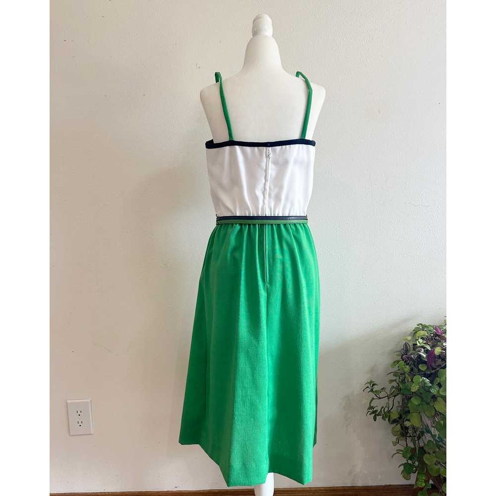 70s Preppy Color Block Dress size 13/14 - image 6