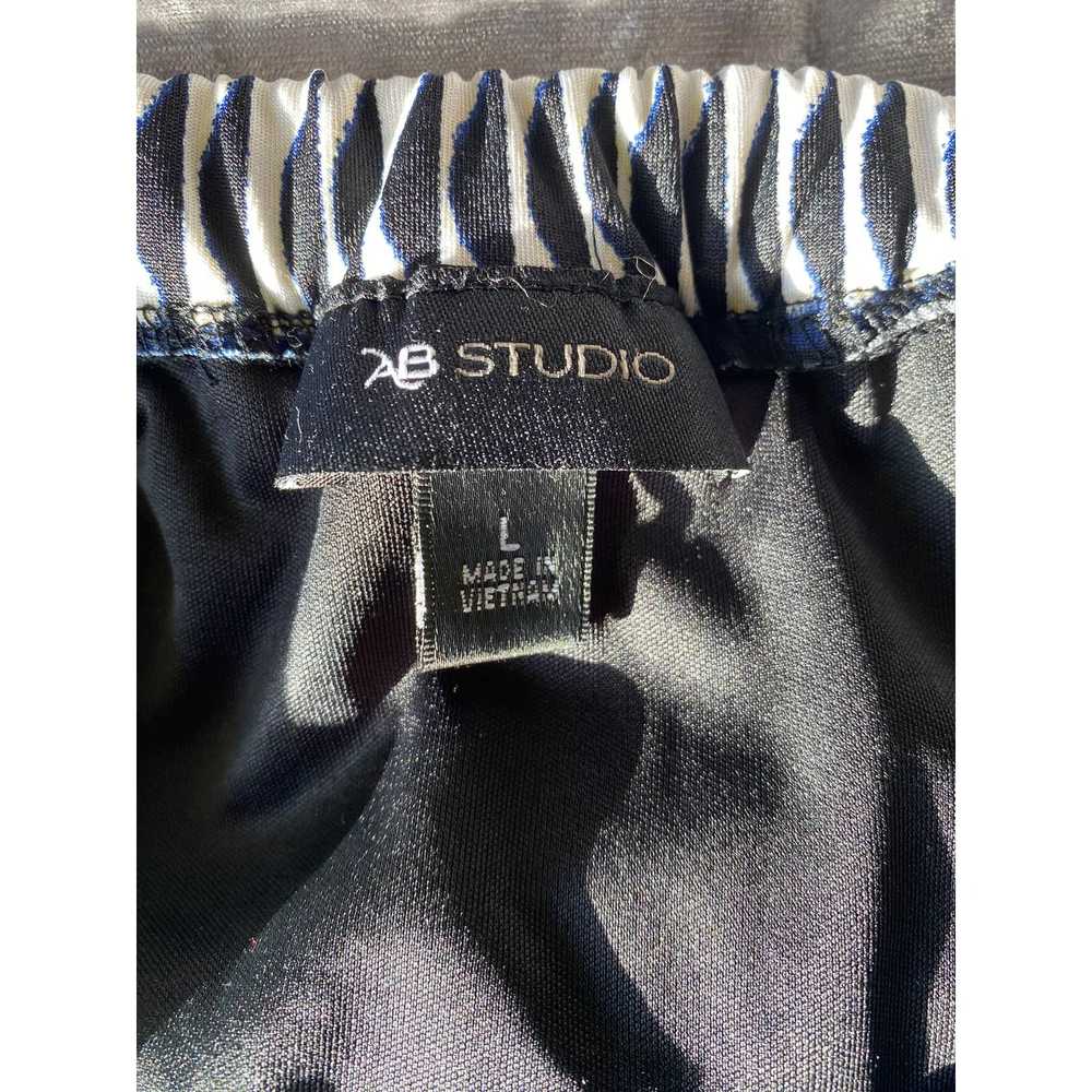 AB Studio Women Round Shoulder Dress Elastic Wais… - image 3