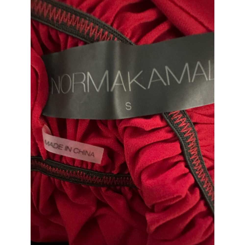 NORMA KAMALI Goddess Handkerchief Hem Deep V-Neck… - image 9