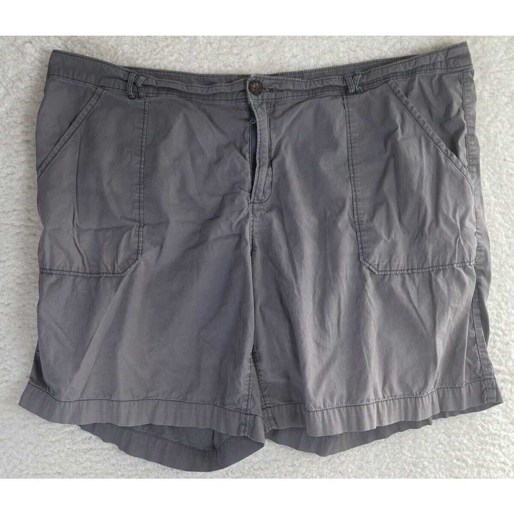 Woolrich Shorts Womens Size 16 Gray Hiking Canvas… - image 1