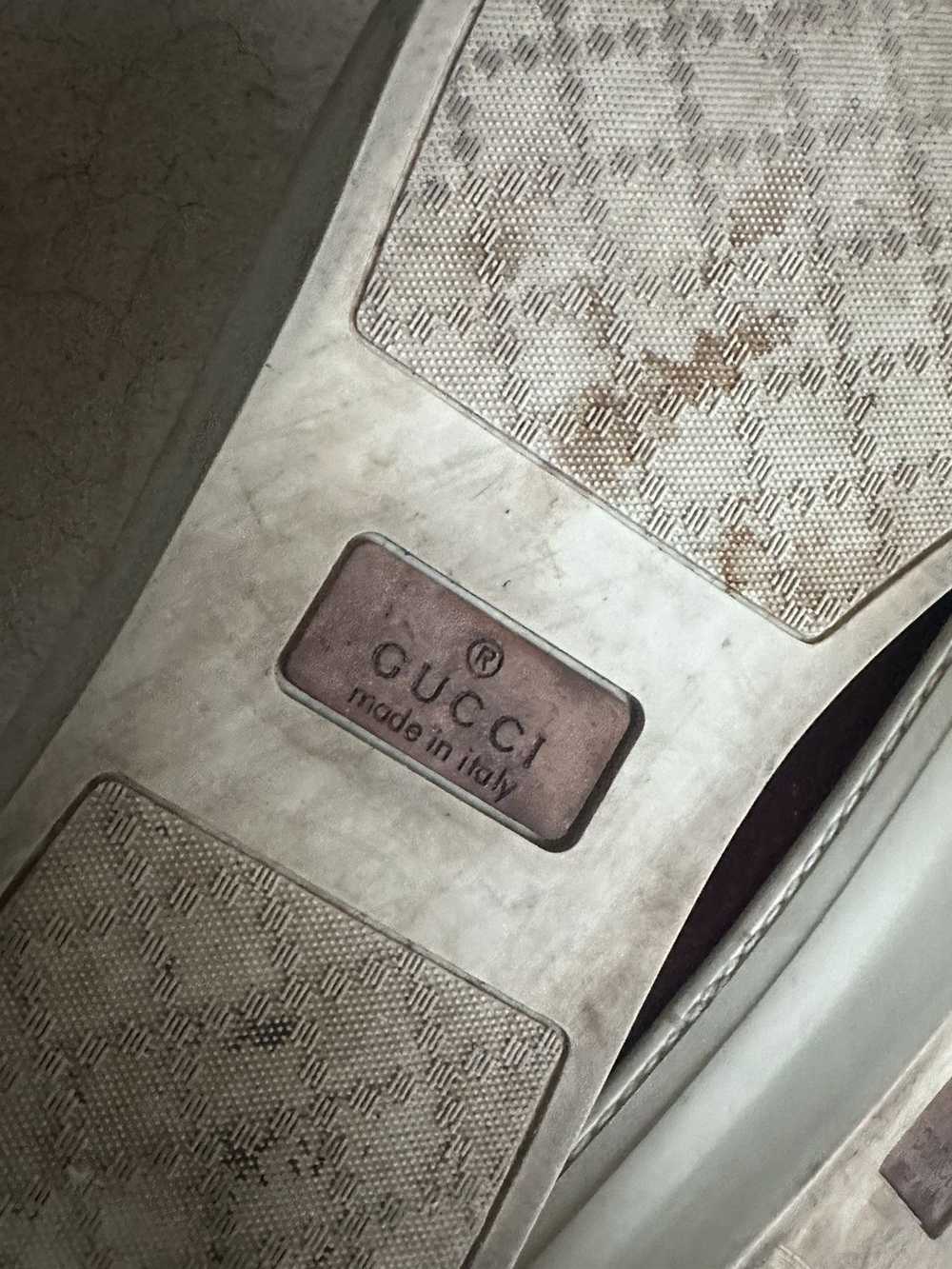 Gucci Burgundy / Maroon Velvet G Slip on Sneakers - image 8