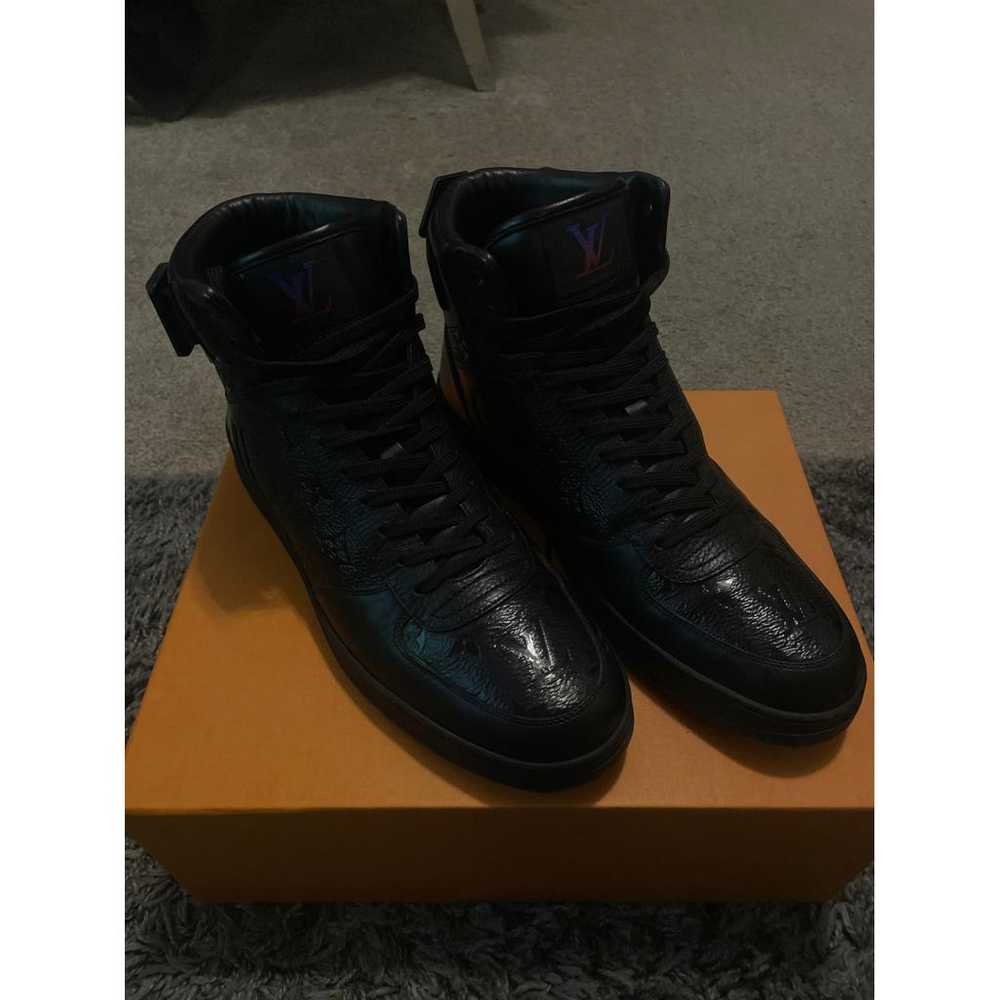 Louis Vuitton Rivoli leather high trainers - image 3