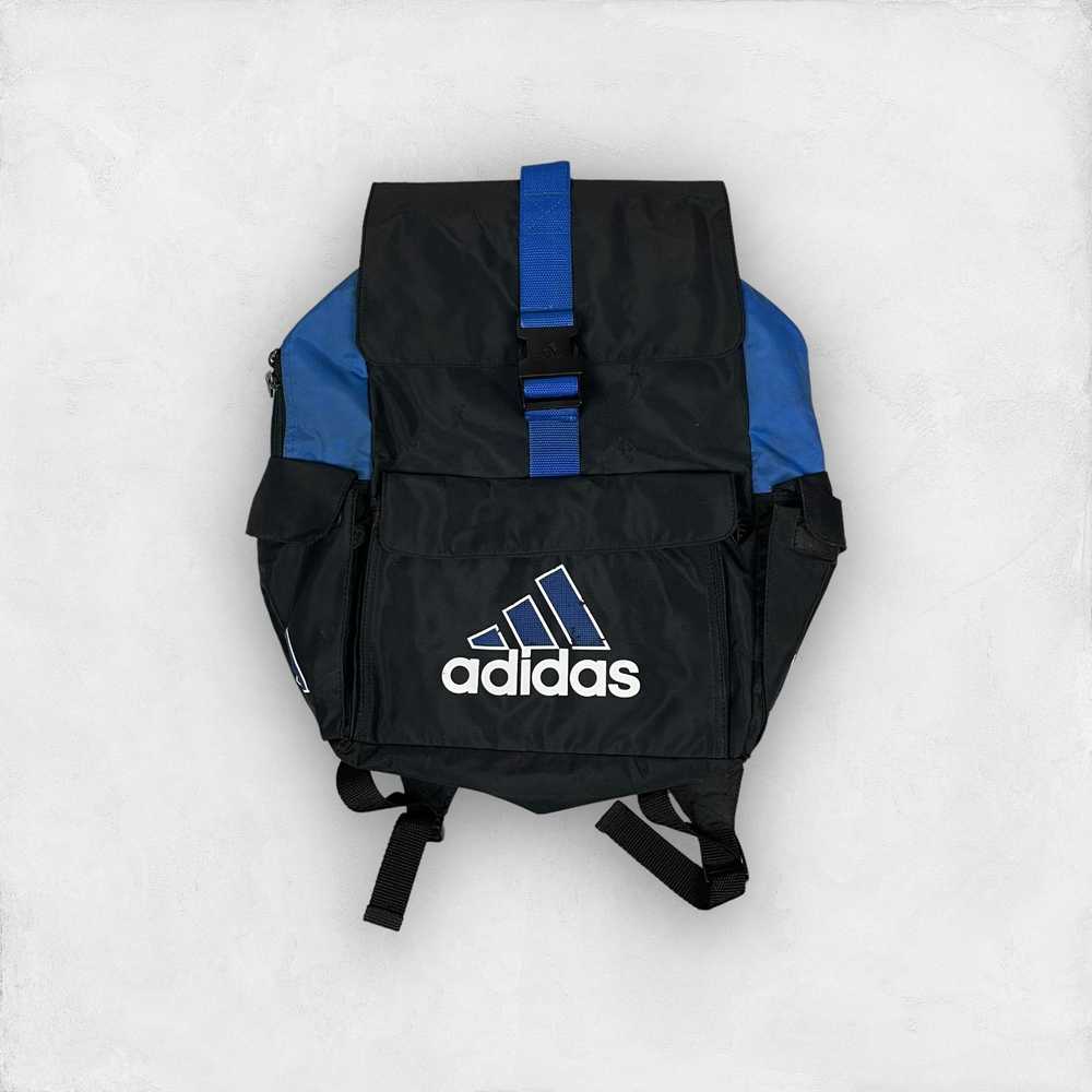 Adidas × Vintage Adidas Men's Black Blue 3-Stripe… - image 1