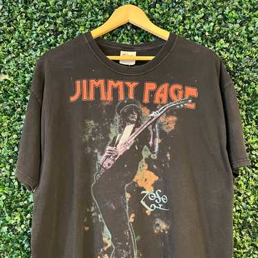 Vintage Jimmy Page Led Zeppelin Band T Shirt - image 1