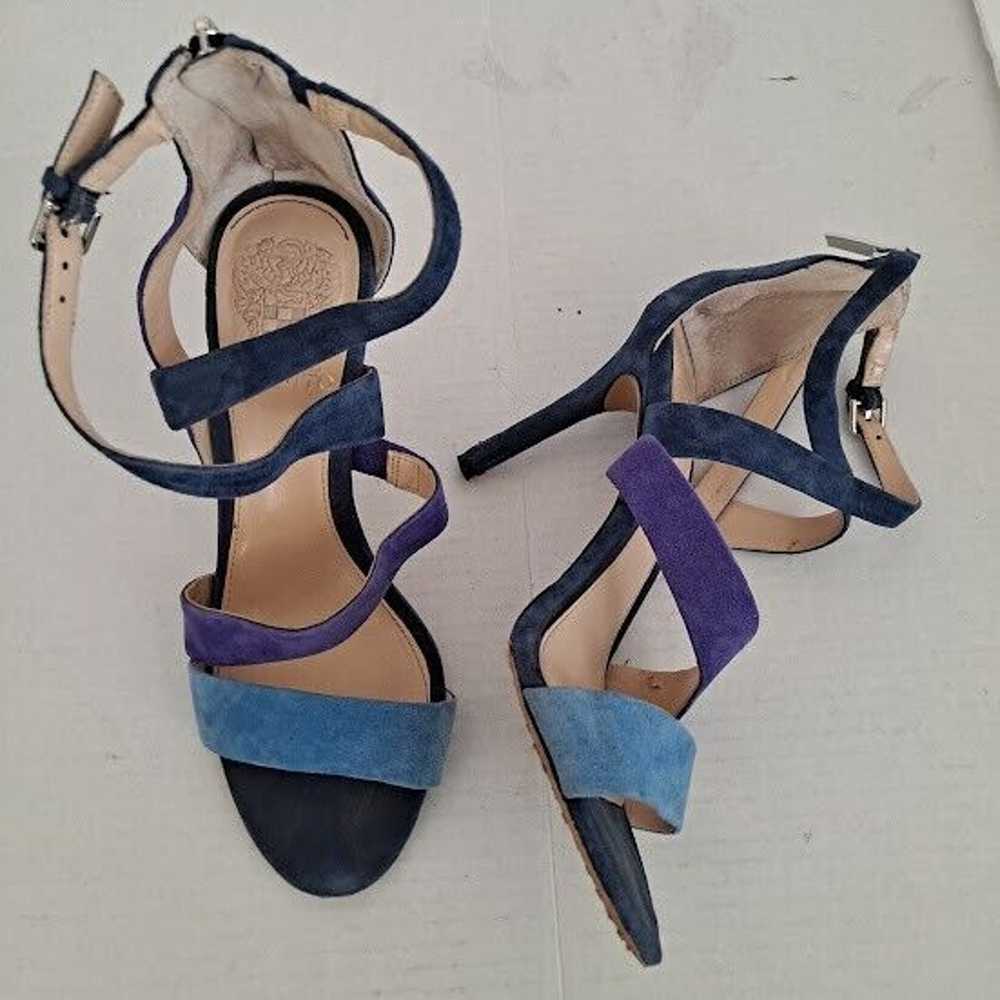Vince Camuto Strappy Sandals Womens 6M Blue Purpl… - image 1