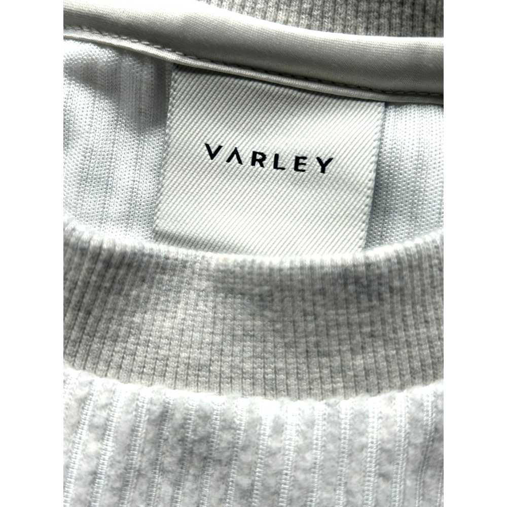 Varley Arleta Ribbed Pullover Sweatshirt Oatmeal … - image 7