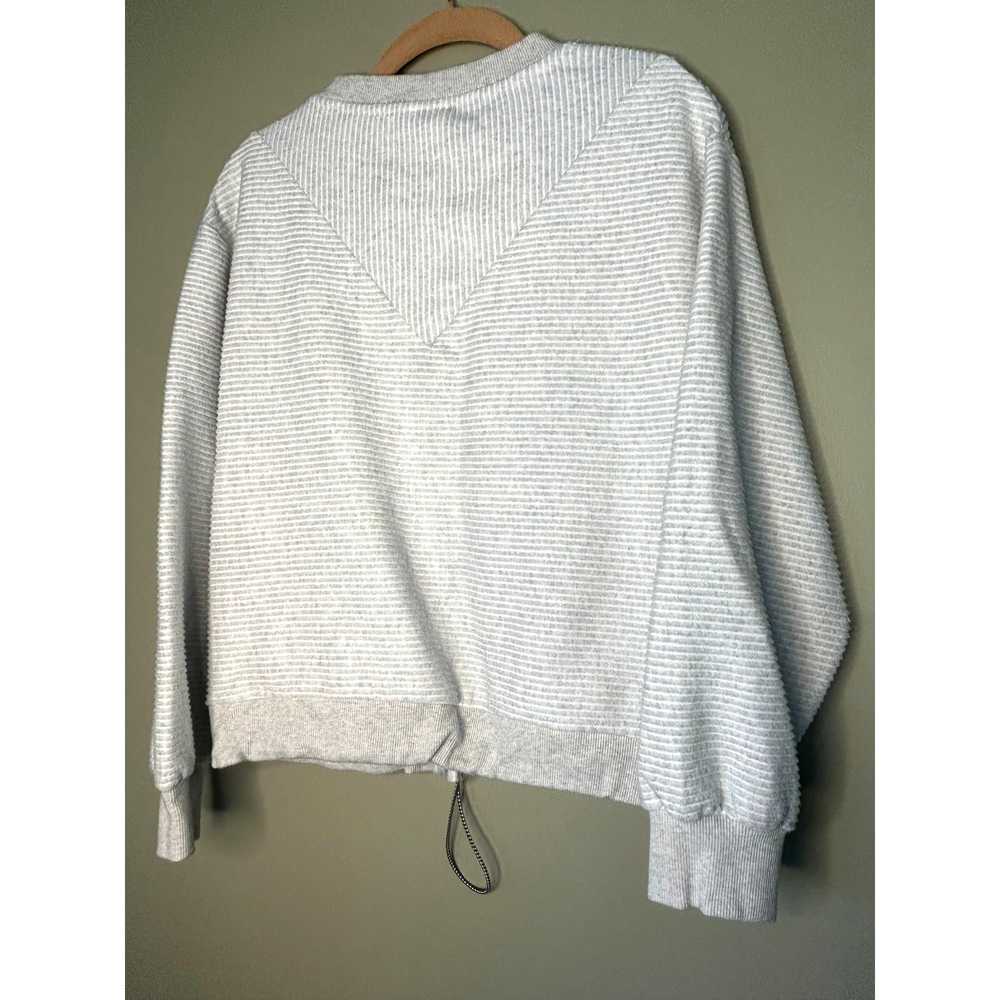 Varley Arleta Ribbed Pullover Sweatshirt Oatmeal … - image 9