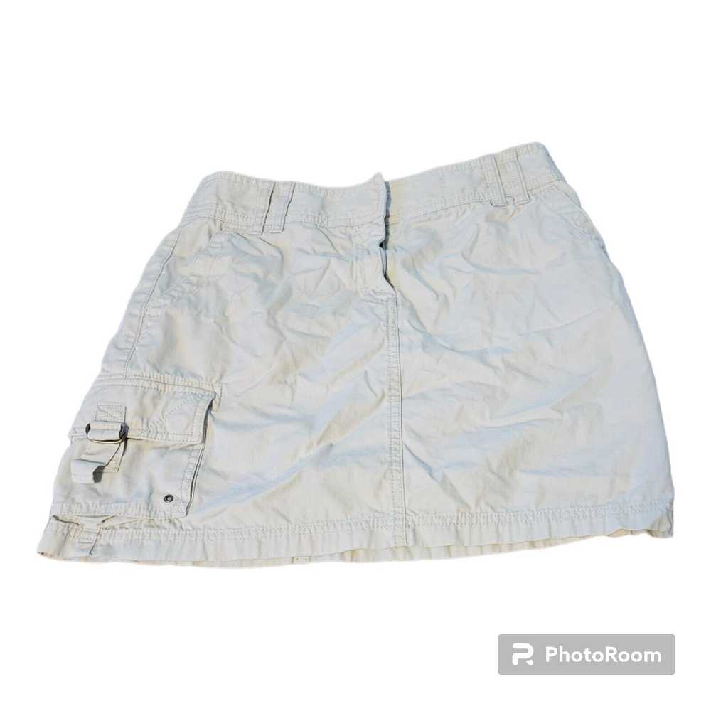 J. Crew Size 2 Cotton Off White Khaki Skirt - image 1