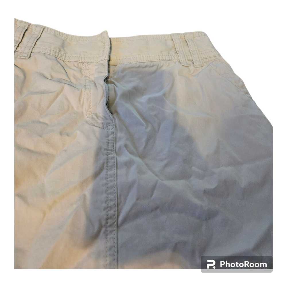 J. Crew Size 2 Cotton Off White Khaki Skirt - image 3