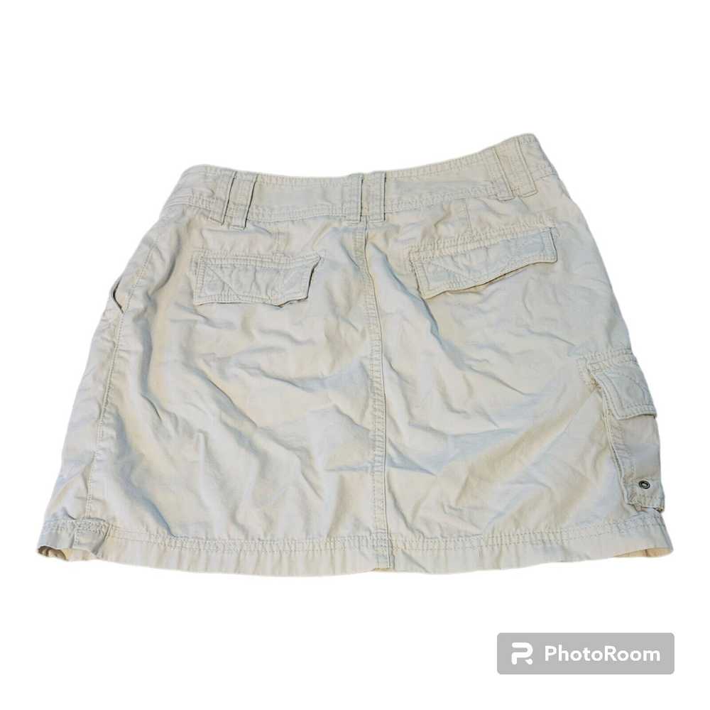 J. Crew Size 2 Cotton Off White Khaki Skirt - image 6
