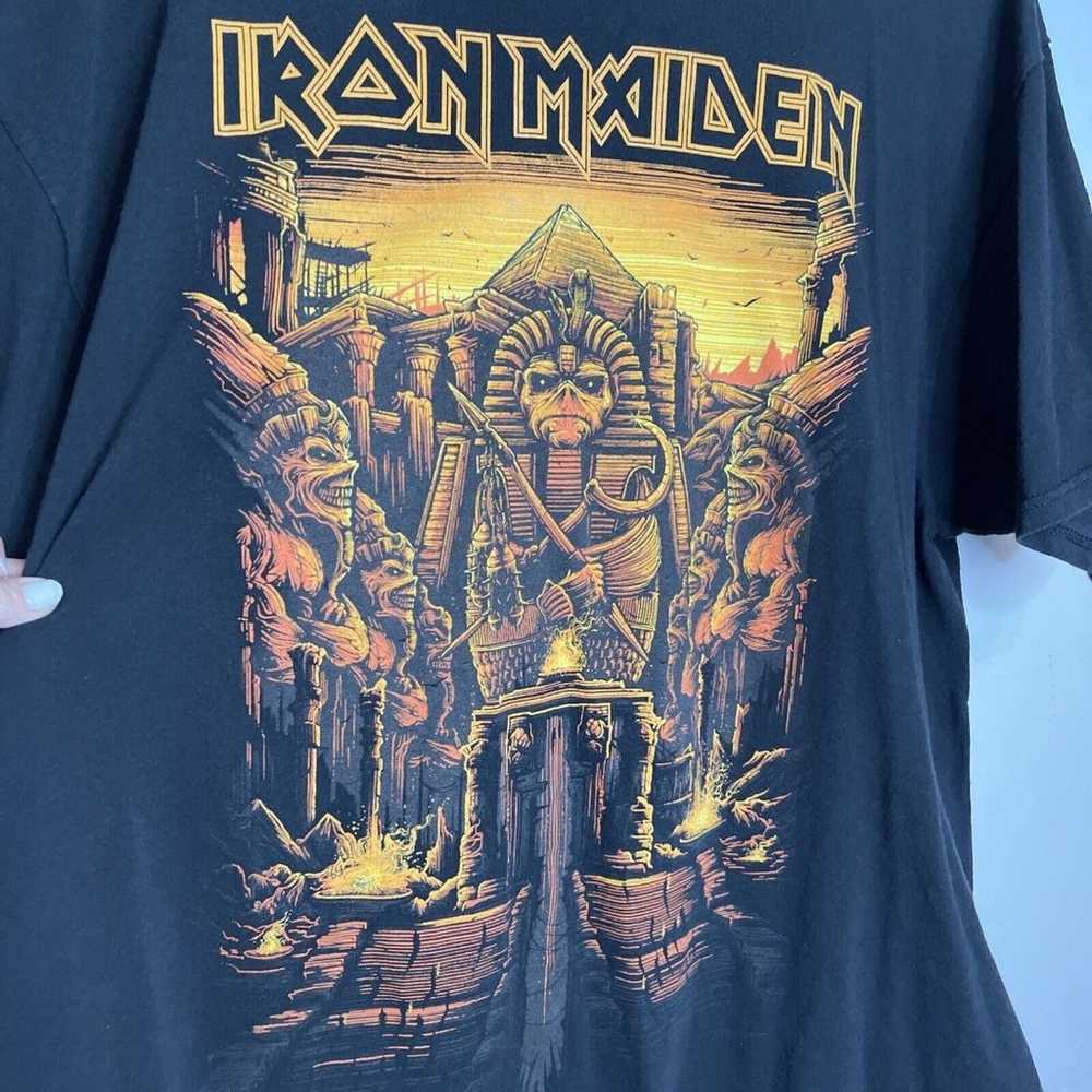 Iron Maiden The Book Of Souls World Tour T-Shirt … - image 5