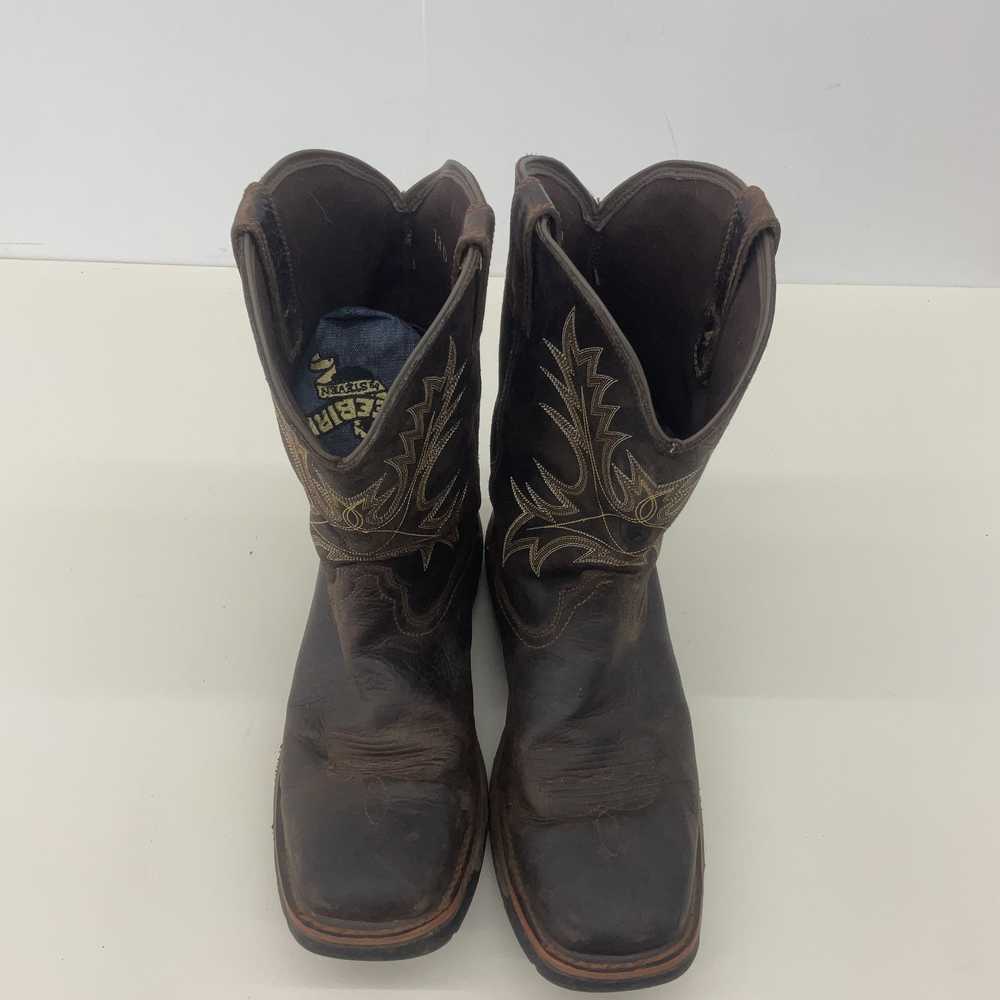 Ariat Men's Brown Leather Western Boots Size 13D … - image 2