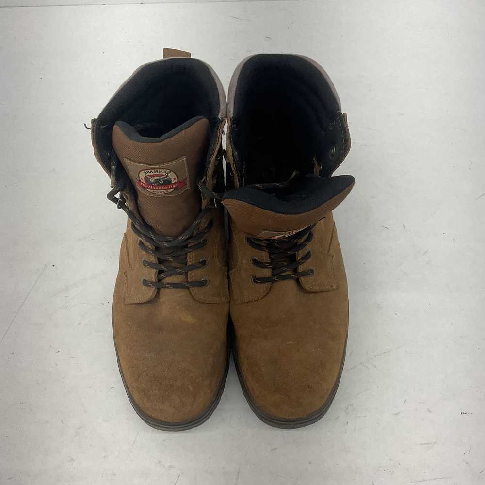 Brahma Brown Leather Combat Boots Men's Size 12 P… - image 3