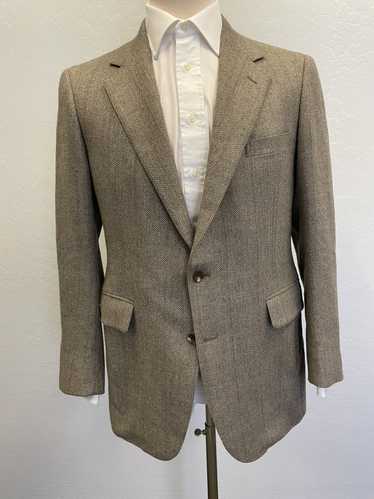 Japanese Brand Hand Tailored Wool Herringbone Jack