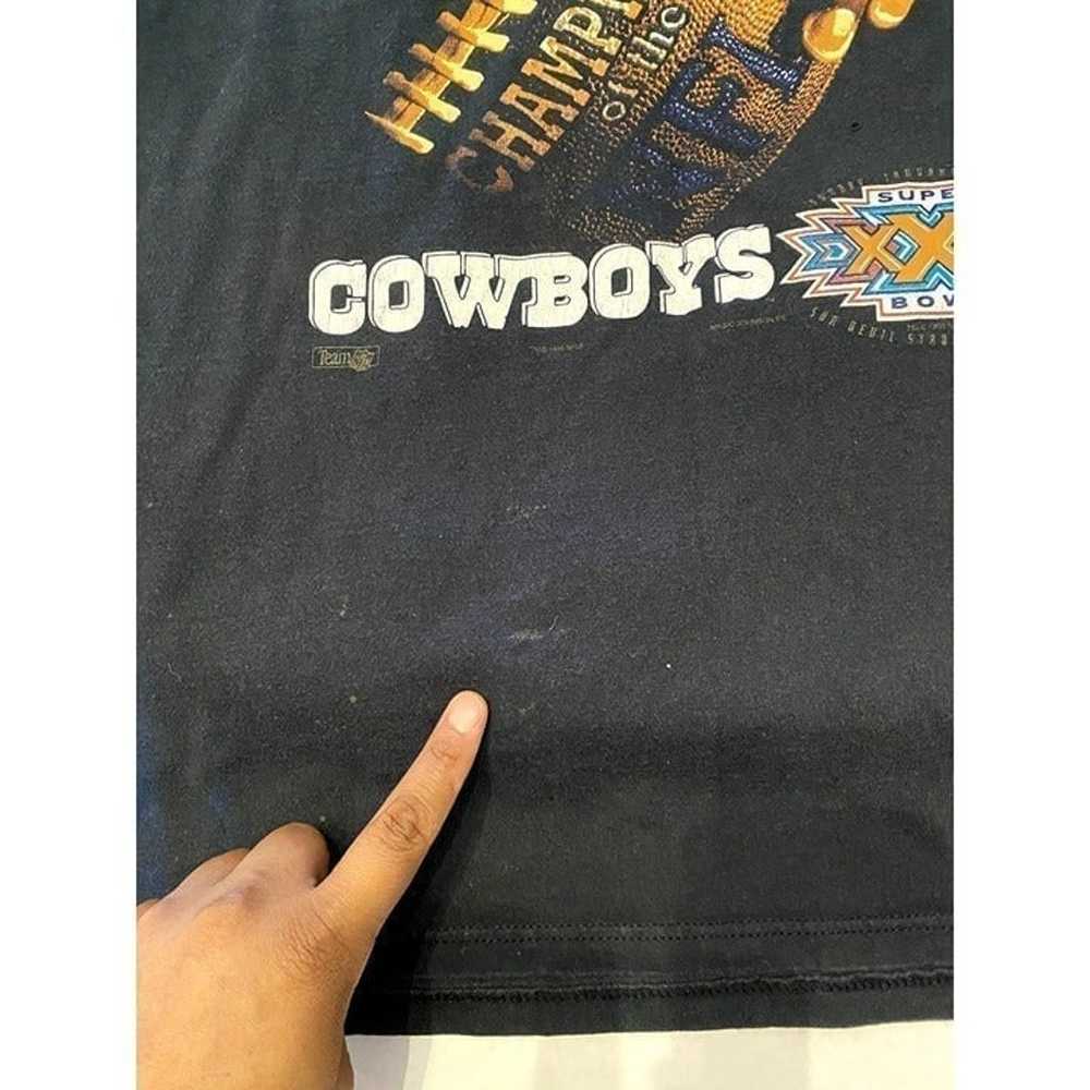 Delta Cowboys 1996 Super Bowl Champion T-shirt si… - image 4